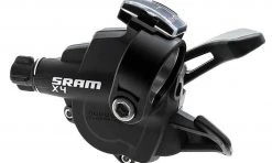 SRAM X4 3 Speed Front Trigger Shifter - Black Left Hand