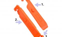 Super B Tyre Levers - Set of 3 - Orange -Cheap Brake Store 79817 3