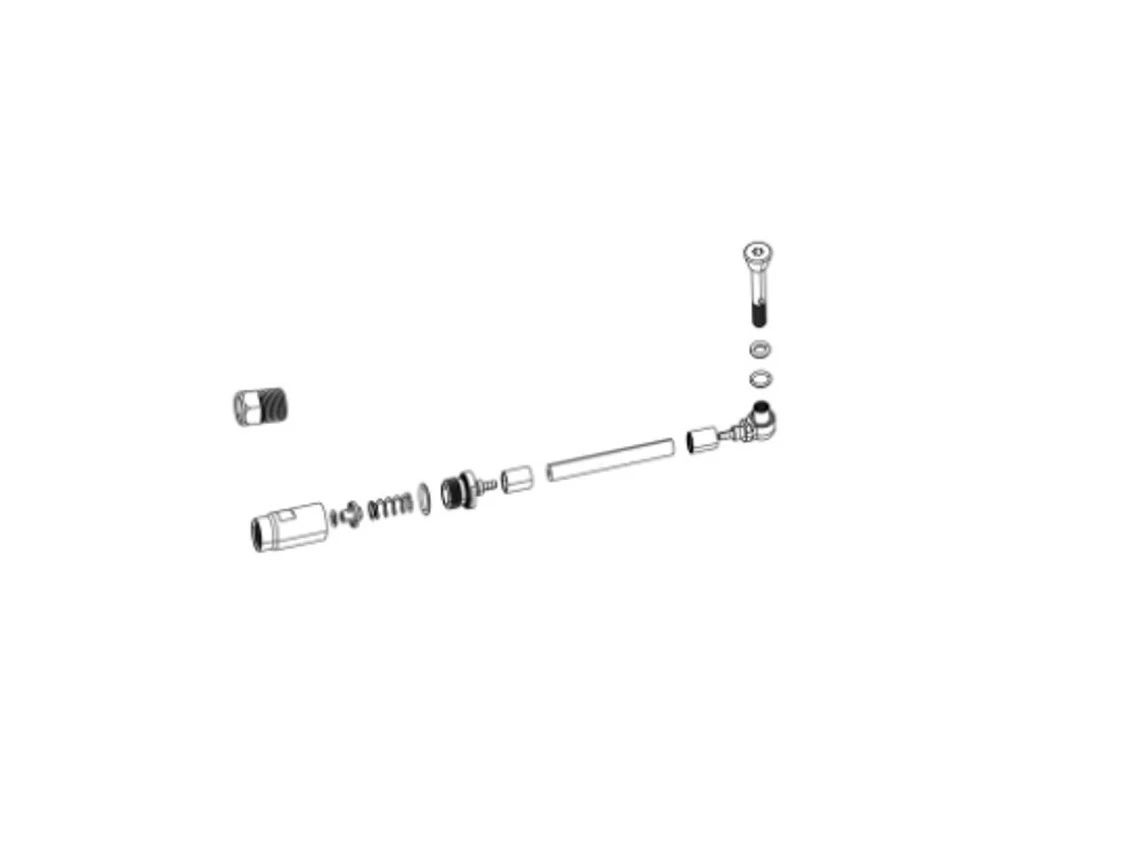 SRAM Rival eTap AXS Disc Brake Hose Stealth-A-Majig Assembly 3 SRAM Rival eTap AXS Disc Brake Hose Stealth-A-Majig Assembly