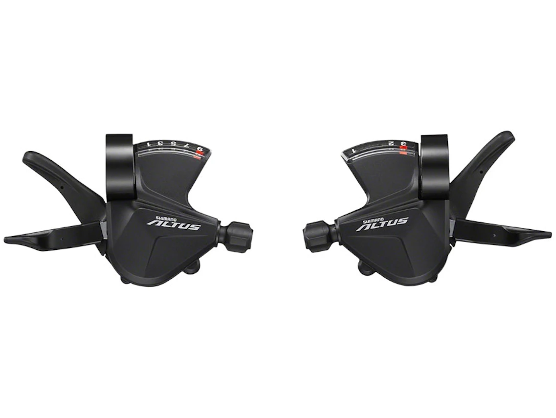 Shimano Altus SL-M2010 3 x 9 Speed Shift Lever Set 3 Shimano Altus SL-M2010 3 x 9 Speed Shift Lever Set